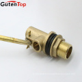 GutenTop High Quality Brass color Forged male thread water tank floating ball valve